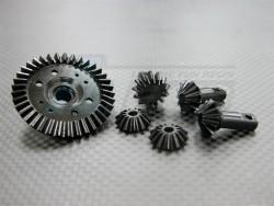 Traxxas Revo Steel Gear Set For Differentiial Assembly - 6PCS  by GPM Racing