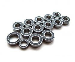 Tamiya TG10 High Performance Full Ball Bearings Set Rubber Sealed (14 Total) by Boom Racing