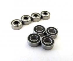 Kyosho Mini-Z MR-02 High Performance Full Ball Bearings Set Rubber Sealed (8 Total) by Boom Racing