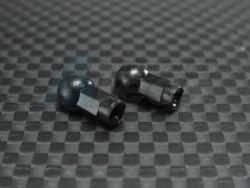 Team Associated RC18T Nylon Ball Ends For RC18 Front Damper 1 Pair Black by GPM Racing