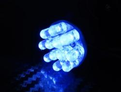 Boom Racing Miscellaneous All Super Bright LED Round Light Set Blue
