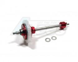 Kyosho Mini-Z MR-02 Delrin Ball Differential Assembly + Steel Shaft + 1/8 Ball + Aluminum Mount With Shims - 1 Set Red by GPM Racing