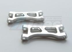 Team Losi Micro SCT Aluminum Front Upper Arm - 1pr Silver by GPM Racing