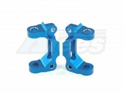 Tamiya TA02 Aluminum Front C-HUB Set - 1PR Blue by GPM Racing