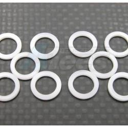 Miscellaneous All Delrin Collars (Inner: 7mm, Outer: 10mm, Thickness: 1mm) -10pcs by GPM Racing