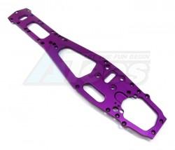 Serpent Impluse Aluminum Main Chassis(4mm Thick) - 1pc Purple by GPM Racing