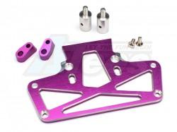 Serpent Impluse Aluminum Front Body Mount Plate Purple by GPM Racing