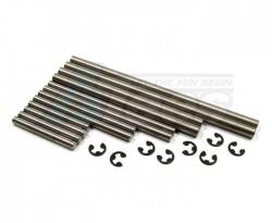 Mugen Seiki MRX-3 Titanium Completed Hinge Pins - 6prs Set by GPM Racing