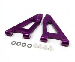 Mugen Seiki MRX-3 Aluminum Front Upper Arm With Collar 1 Pair Purple by GPM Racing