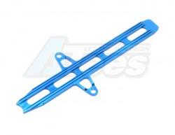 Team Associated RC10T4 Aluminum Battery Holder Down Strap (Heat Fanning Design) Blue by GPM Racing