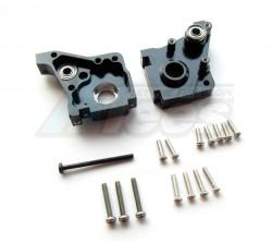 Team Losi Raminator Micro T Aluminum Rear Gear Box - 1set (include Bearing 2x5x2.5mm-2pcs & 3x6x2.5mm-2pcs) Black by GPM Racing