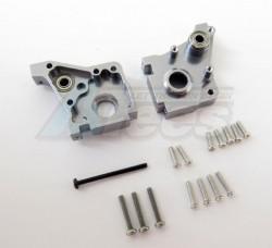 Team Losi Raminator Micro T Aluminum Rear Gear Box - 1set (include Bearing 2x5x2.5mm-2pcs & 3x6x2.5mm-2pcs) Gun Metal by GPM Racing