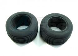 Team Losi Mini HIGHroller Front/rear Rubber Radial Tires With Insert (30 Deg) -1pr by GPM Racing