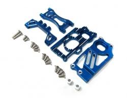 Tamiya F-103 Aluminum Competed Motor Mount For F103 Blue by GPM Racing