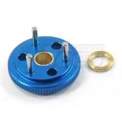 HPI Savage X Aluminum Fly Wheel(3 Posts) - 1 Pc Blue by GPM Racing