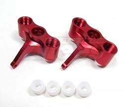 Thunder Tiger MTA-4 Aluminum Front / Rear Knuckle Arm With Delrin Screws 1 Pair Set Red by GPM Racing