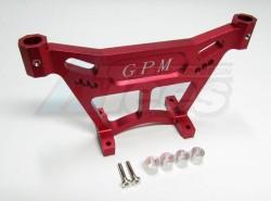 Team Associated Monster GT Aluminum Rear Damper Mount With Collars & Screws Set Red by GPM Racing