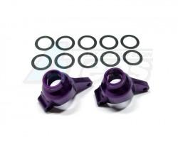 Team Associated RC18R Aluminum Rear Knuckle Arm With Shims 1 Pair Set Purple by GPM Racing