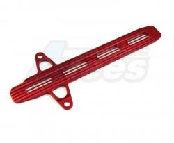 Team Associated RC10T4 Aluminum Battery Holder Down Strap (Heat Fanning Design) Red by GPM Racing