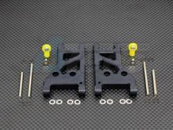 HPI RS4 3 Delrin Rear Arm With Shims & E - Clips & Pins & Ball Screws & Screws 1 Pair Set  Black by GPM Racing