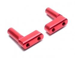 Hong Nor LD3 Aluminum Throttle Servo Mount 1 Pair Red by GPM Racing