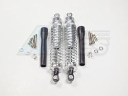 Miscellaneous All Competition Aluminum Ball Top Threaded Shocks 100MM (2) Silver (Silver Springs) by GPM Racing
