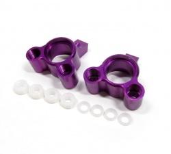 Mugen Seiki MRX-3 Aluminum Rear Knuckle Arm With Delrin Screw - 1pr Purple by GPM Racing