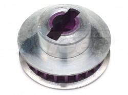 Serpent Impluse Aluminum Middle Belt Front Pulley( 24t ) Purple by GPM Racing