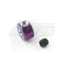 XMods Evolution Truck Delrin Motor Gear (9t) With Aluminum Tray & Screw - 1pc Set Purple by GPM Racing