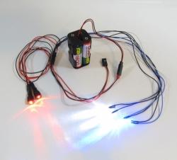 Boom Racing Miscellaneous All Super Bright Flashing LED Light RC Headlights and Taillights