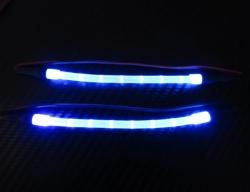 Boom Racing Miscellaneous All Ultra Bright LED Light Bar Set - 1 Pair With Adapter Blue