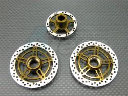 Kyosho Motorcycle Aluminum Brake Disk Plate (5 Poles) - 3pcs Set New Design by GPM Racing
