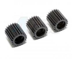 Tamiya CR01 Steel Planetary Gear - 3pcs Set Black by GPM Racing