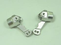 Team Associated TC4 Aluminum Front Knuckle Arm 1 Pair Silver by GPM Racing