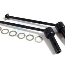 Kyosho Inferno MP9 Steel Front/rear Universal Swing Shaft (CVD Design) - 1 Pair by GPM Racing