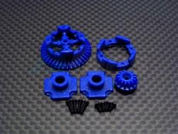 Team Losi Mini Rock Crawler Mixed Material Differential Gear -  1 Assembled Set Blue by GPM Racing
