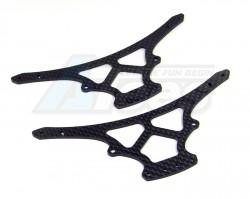 Team Losi Mini Rock Crawler Graphite Sub-chassis - 1 Pair Black by GPM Racing