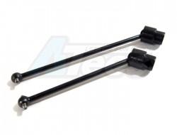 Kyosho Inferno MP9 Steel Universal Main Shaft (CVD Design) - 1Pair Black by GPM Racing
