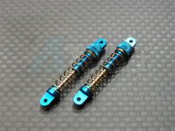 Team Losi Raminator Micro T Aluminum Front Adjustable Shock (31mm) - 1 Pair Set Blue by GPM Racing