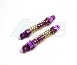 Team Losi Raminator Micro T Aluminum Rear Adjustable Shock (31mm) - 1 Pair Set Purple by GPM Racing