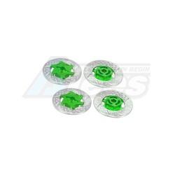 Miscellaneous All 12mm Brake Adapter - Green by 3Racing