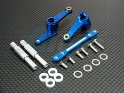 Traxxas T-Maxx 2.5 Aluminum Steering Assembly Set Blue by GPM Racing