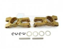 Kyosho Inferno MP7.5 Aluminum Rear Knuckle Arm With Pins & Washers & E-Clips - 1Pair Set Golden Black by GPM Racing