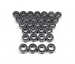 Tamiya 1/14 Truck (King Hauler) High Performance Full Ball Bearings Set Rubber Sealed (30 Total) by Boom Racing