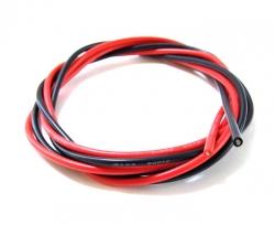 Miscellaneous All 16 Gauge Silicone Wire Black & Red 100cm Each 16AWG 16GA by Team Raffee Co.