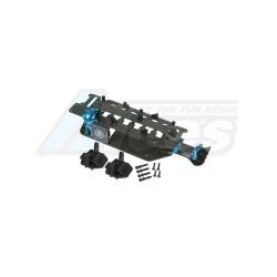 Team Associated RC18T Graphite Chassis Conversion Kit For RC18 by 3Racing