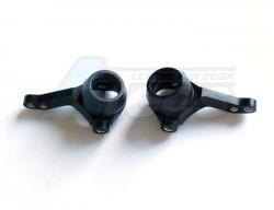 HPI RS4 3 Aluminum Front Knuckle Arm - 1pr Black by GPM Racing