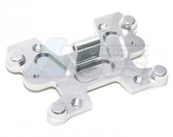 Team Losi LST Aluminum Front /Rear Arm Mount (Linking Front & Rear Bumper) - 1 Piece Silver by GPM Racing