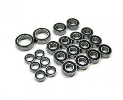 Tamiya TA02 Competition Ceramic Full Ball Bearings Set Rubber Sealed (22 Total) by Boom Racing