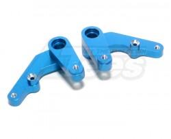 Team Losi LST2 Aluminum Steering Assembly - 1 Pair Blue by GPM Racing